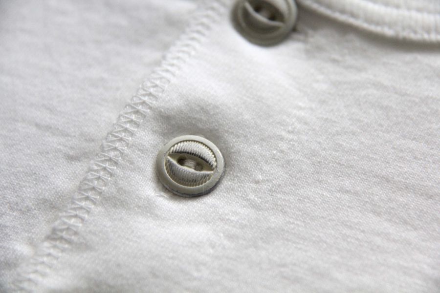 Barns Outfitters - Cozun LS Henley-T (White BSP) Barns Outfitters 秋冬長袖,洗舊感長t,男 經典 亨利領 長t,台南 復古美式 男裝店,