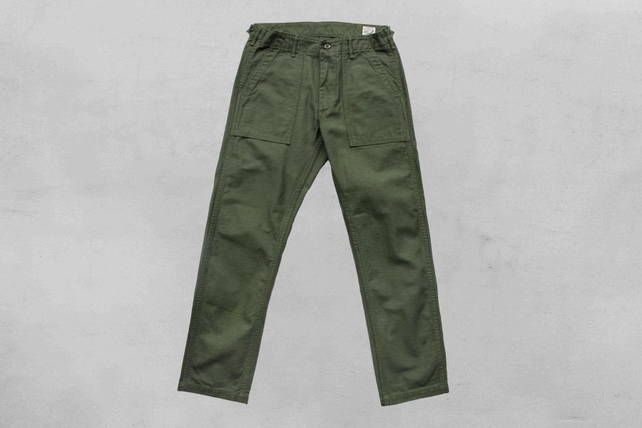 orSlow - US Army Fatigue Pant(Slim Fit) orSlow,bakerpants,台南 阿美咖機 店家,台南逛街,台南男裝店家老派人生,軍裝褲穿搭,男生合身軍褲搭配,