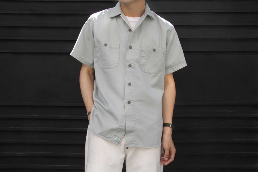 orSlow - 60'S Cotton Twill Shortsleeve Work Shirt orSlow ,短袖襯衫,