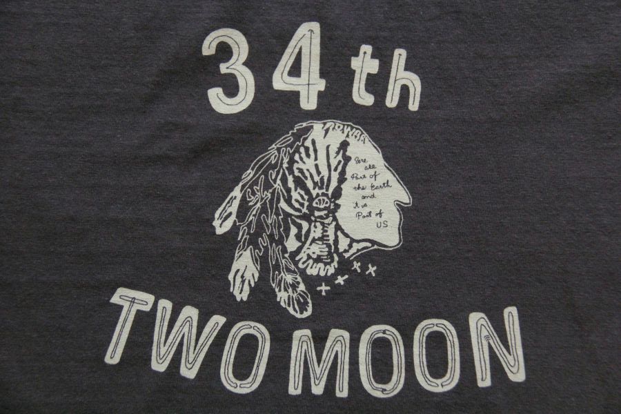 Two Moon/34th T-shirt/鐵灰 Two Moon,日本品牌,天竺棉,