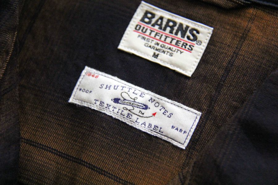 Barns Outfitters - Ombre Check S/S Shirt 日本 Barns Outfitters,男 格紋 短袖襯衫,