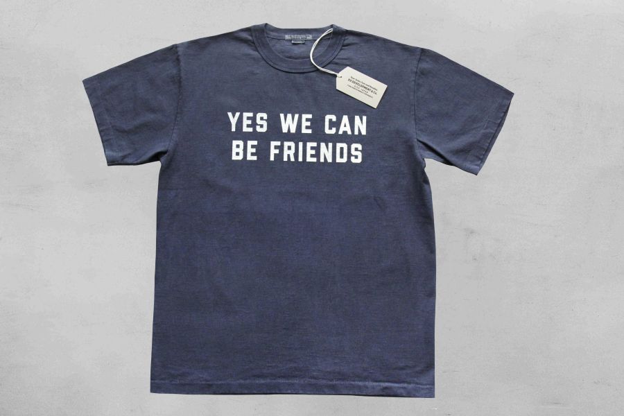 SURE'S Soul on T-Shirt /Nasvy 日本製,名古屋獨立服裝廠,白t,圓筒衣身,不易變形短t,丹寧,Pigment Dye染,