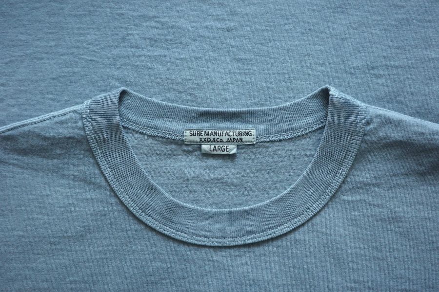 SURE'S POCKET TEE/Indigo Zombies 日本 XX DEVELOPMENT, 台南 文創,台南 天氣,台南 美食,台南 甜,SURE MEG,男 短t 厚,圓筒 白t ,