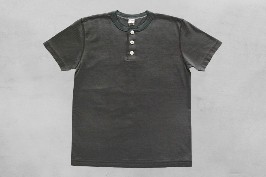 Barns Outfitters /COZUN SS HENLEY-T (BLK) Barns Outfitters,老派,老派人生,男 亨利領短袖,