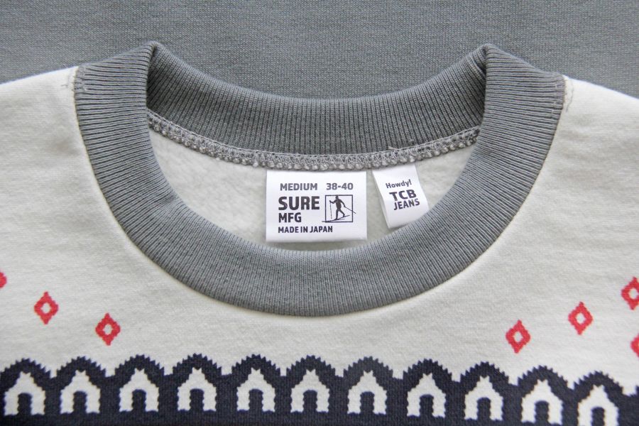 TCB✘Sure’s Snow pattern sweatshirt/Gray TCB,雪柄T,sweatshirt,SMAP,衛衣,vintage,Sure,XX DEVELOPMENT,SHAKE,