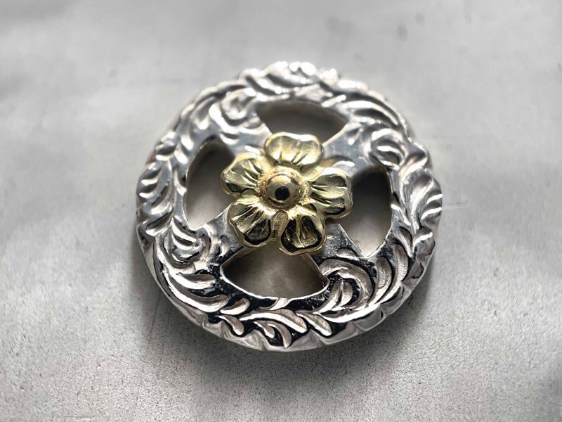 KinG Smith-印地安藥輪/18K薔薇點金/唐草-訂製 King smith,handmade,手作,indian,jewellery,leather craft,silver,雷鳥,銀羽,風切羽,銀菊,先金,點金,綠松石,風野鷲,鷹爪,訂製,印地安銀飾,藥輪,台南,台南逛街,台南男裝,選物店,老派,mr old