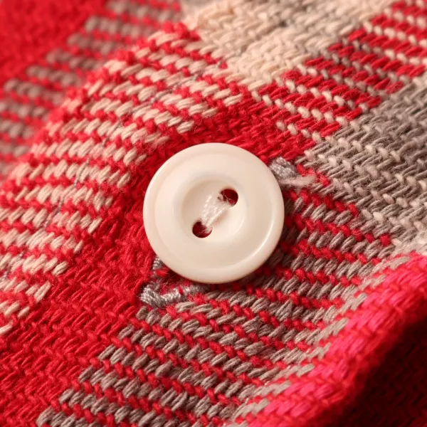 Barns Outfitters - BIGMAC Flannel Shirt/Red Barns Outfitters,男生短袖襯衫推薦,男生軍裝搭配,