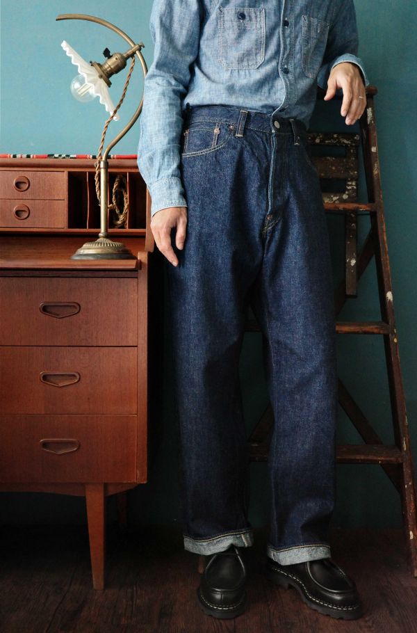 orSlow-101XX GRAND DAD'S FIT DENIM PANTS orSlow,DAD'S FIT,GRAND DAD'S FIT,Selvedge denim 赤耳牛仔褲,男生寬鬆牛仔褲推薦,
