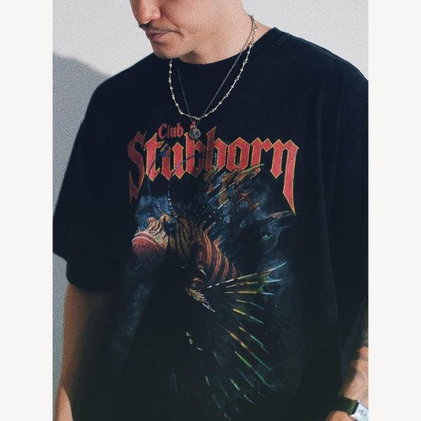 Club Stubborn/Metal Lion-Fish Tee Club Stubborn