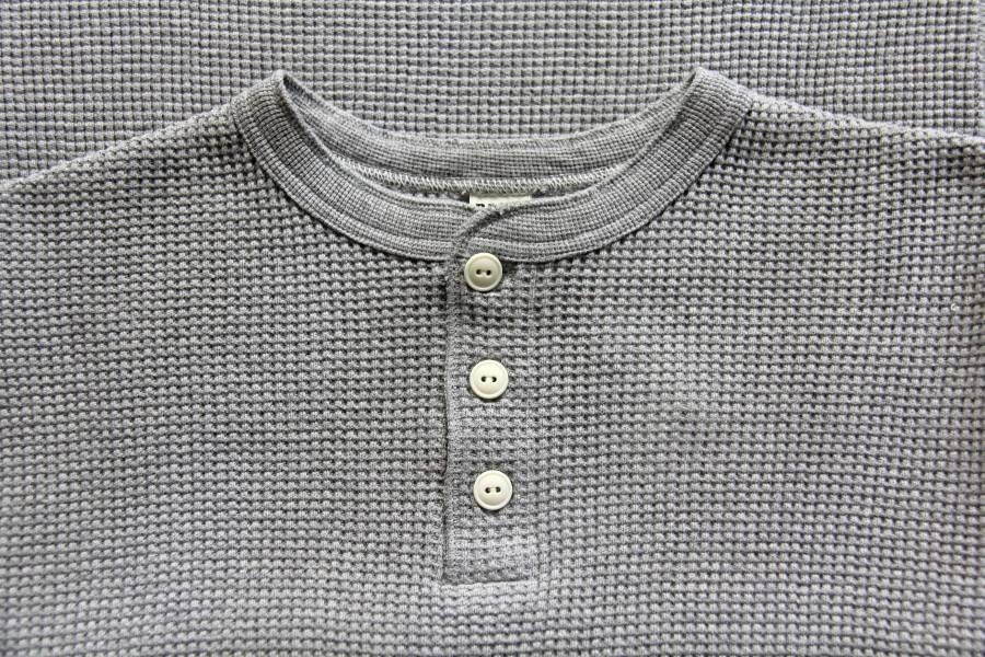 Barns Outfitters-Waffle Henley/Gray Barns Outfitters,Waffle,亨利領,華夫格