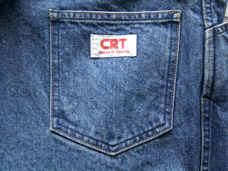 CRT JEANS - CR0002 1CH TWIN WASH STRAIGHT JEANS CRT,CRT JEANS,昭和復古,老派人生