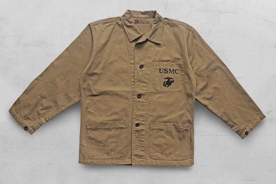 Houston -USMC HBT JACKET/Khaki Houston,P41, jacket