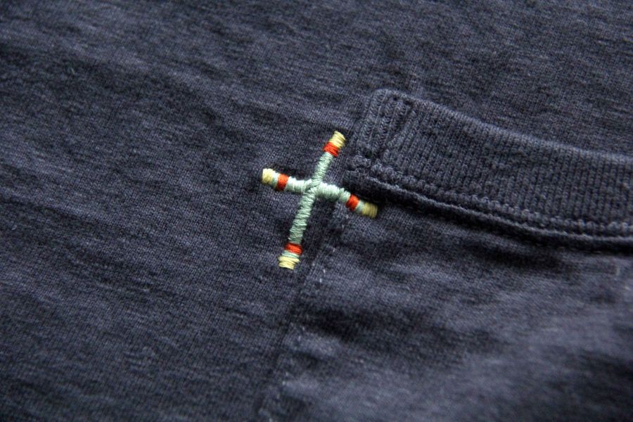 Two Moon - No.20272 Pocket Tee (Deep Navy) Two Moon