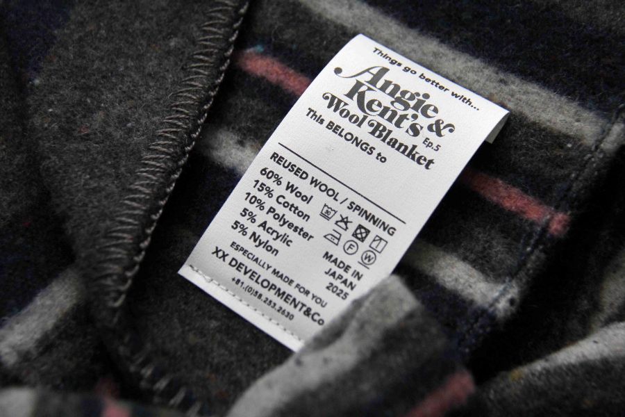 ANGIE&KENT WOOL BLANKET V.5 羊毛毯,毛毯,披肩,可扣式披肩,印地安 地毯,丹寧夾克羊毛毯,