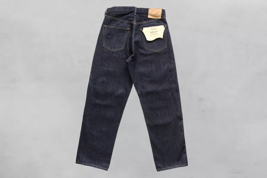 orSlow-101 DAD’S FIT DENIM PANTS/ONE WASH orSlow,101 DAD’S FIT,男生 黑色 寬褲,男生牛仔寬褲,復古風寬褲,牛仔寬褲男穿搭,牛仔寬褲男,