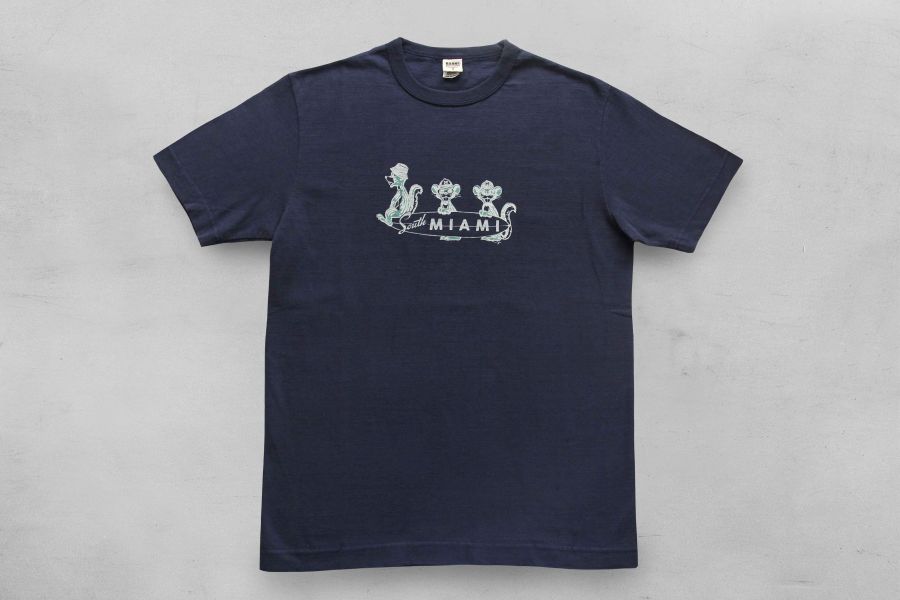 Barns Outfitters - Printed Tee/ MIAMI(藍) 