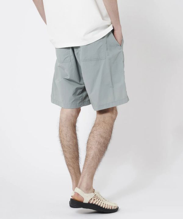 Gramicci - NYLON LOOSE SHORT/石灰色 Gramicci,gramicci 短褲,男 短褲,台南服飾店,outdoor,登山,男 穿搭,