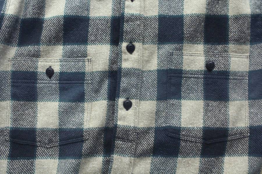 BELAFONTE-PULL OVER PLAID FLANNEL SHIRTS/粗格 BELAFONTE,Made in Japan,A Good Time Production,軍事,工裝,台南,台南逛街,台南男裝,選物店,老派,mr old