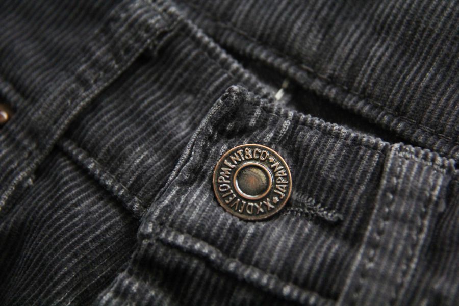 NOCOMPLY JEANS-NC66CORDS/Charcoal 66 Type,燈芯絨,燈芯絨 褲,XX DEVELOPMENT,秋冬 褲 推薦,