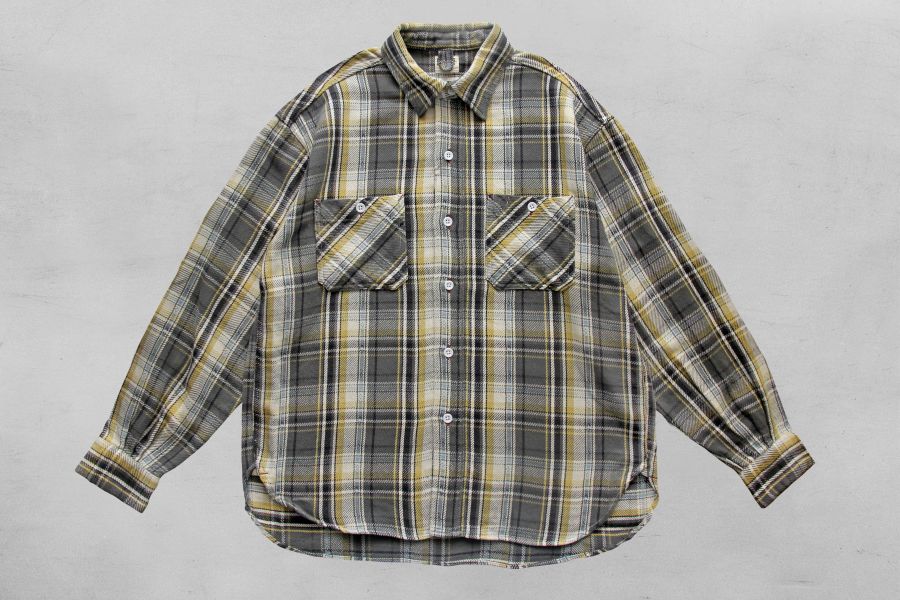 Barns Outfitters-Classic Nel Shirt Barns Outfitters,法蘭絨 襯衫,格紋 襯衫,Shuttle Notes,美式 工作 襯衫,男 秋冬 襯衫 推薦,男 格紋,