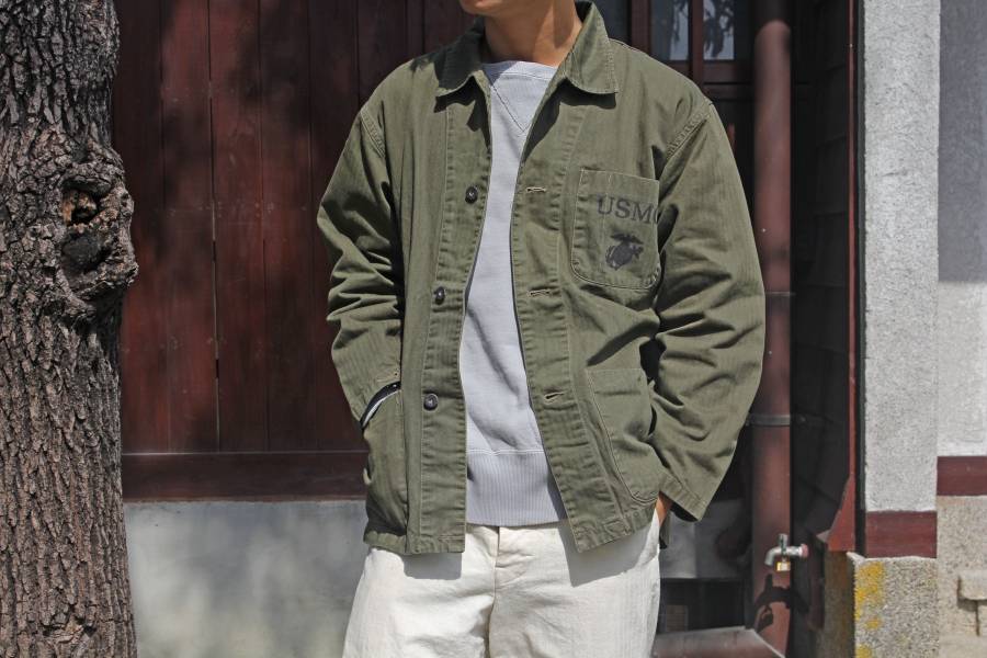 Houston -USMC HBT JACKET/Olive Houston ,P41,,jacket