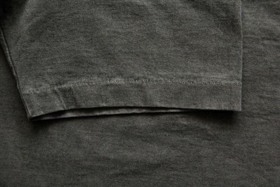 SURE'S Soul on T-Shirt/Black 日本製,名古屋獨立服裝廠,白t,圓筒衣身,不易變形短t,丹寧,Pigment Dye染,
