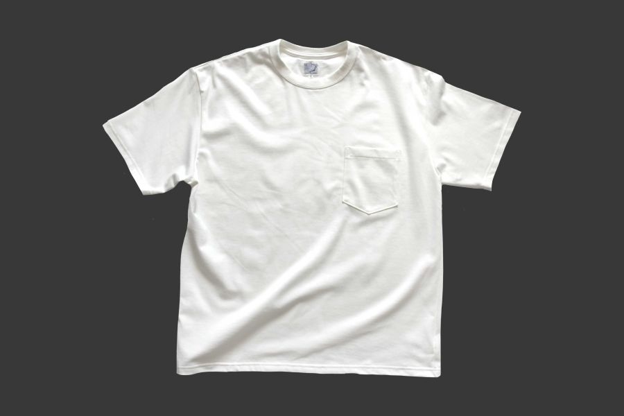 orSlow - Pocket T-shirt (White) 日本品牌orSlow T恤,男生質感短袖T恤,