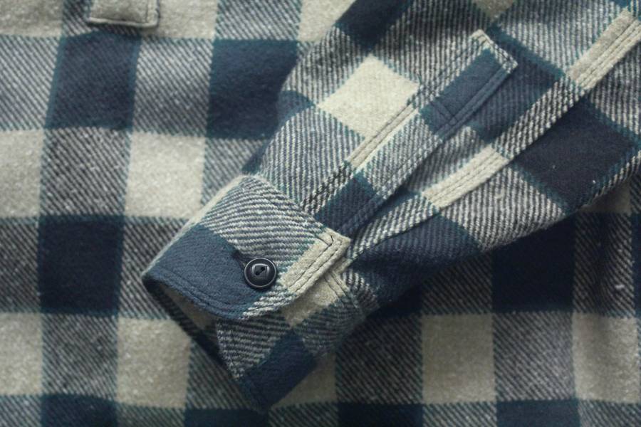 BELAFONTE-PULL OVER PLAID FLANNEL SHIRTS/粗格 BELAFONTE,Made in Japan,A Good Time Production,軍事,工裝,台南,台南逛街,台南男裝,選物店,老派,mr old