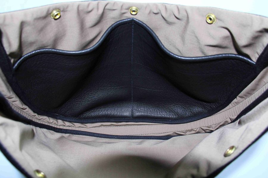 S.F.K. String Moon Bag/Deer Skin Black 真皮包 半月包 SFK,茶芯皮革,義大利 植鞣,男 肩背包 推薦,