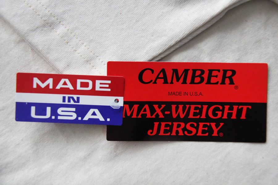 CAMBER- Max-Weight® 重磅短T/NATURAL 重磅t,Camber,T恤,白t,美國製,費城,美式精神,運動