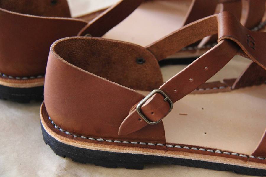 Steve Mono - Artisanal Sandals/Chocolate Steve Mono,西班牙手工皮革涼鞋,handmade