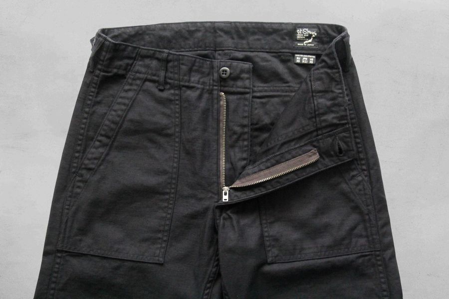 orSlow - US Army Fatigue Pant(Slim Fit) 日本 orSlow 軍褲,男生黑褲推薦,