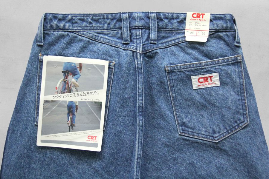 CRT JEANS - CR0002 1CH TWIN WASH STRAIGHT JEANS CRT,CRT JEANS,昭和復古,老派人生