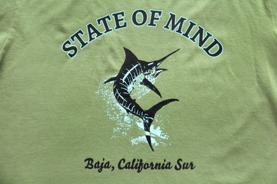 Barns Outfitters - State Of Mind Print T-shirt  (Olive) 