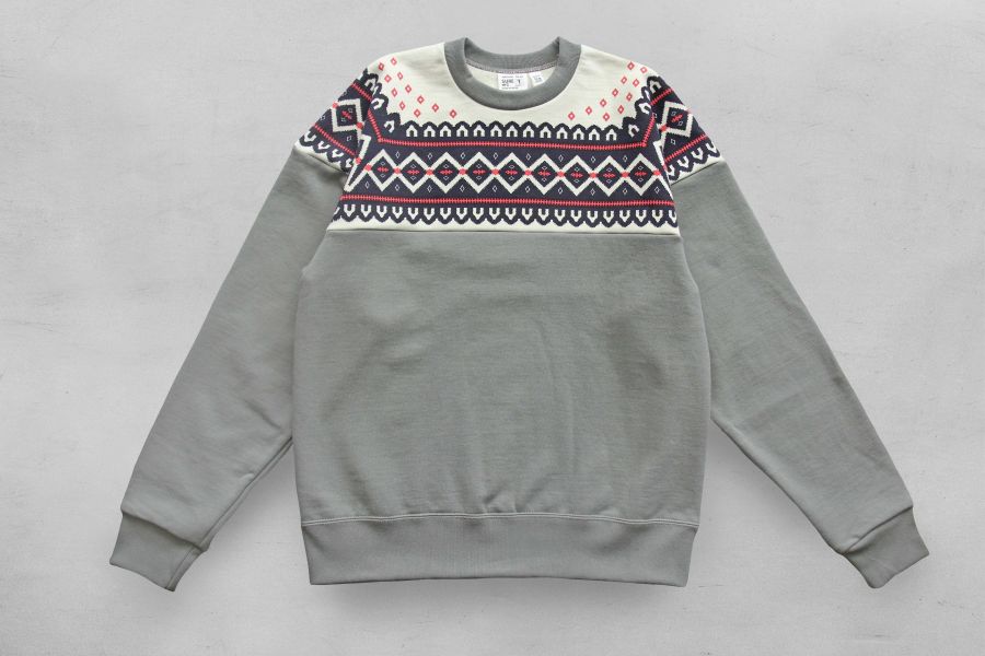 TCB✘Sure’s Snow pattern sweatshirt/Gray TCB,雪柄T,sweatshirt,SMAP,衛衣,vintage,Sure,XX DEVELOPMENT,SHAKE,