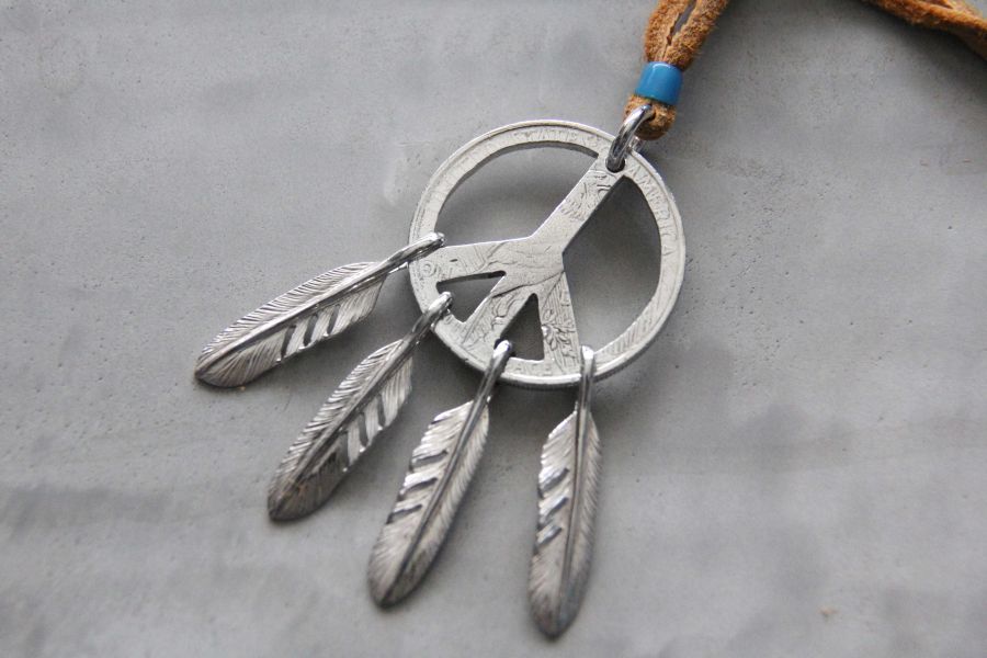 KinG Smith-Dreamcatcher 補夢網/現貨 KinG Smith,handmade,Dreamcatcher,補夢網,印地安銀飾,navajo,