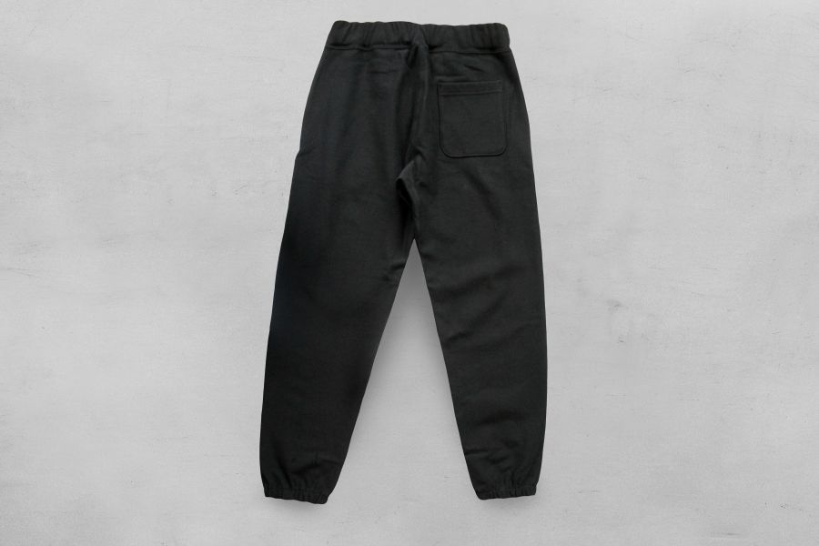 SURE'S "SPRING TERRY" 復古運動褲/黑色 XX DEVELOPMENT,棉褲 推薦,sweat pants,MFG,Champion,運動 褲,