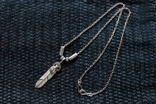 KinG Smith - 中銀心羽組/訂製 King smith,handmade,手作,leather craft,silver,雷鳥,銀羽,風切羽,銀菊,先金,點金,綠松石,風野鷲,鷹爪,訂製,印地安銀飾,藥輪,台南,老派,mr old