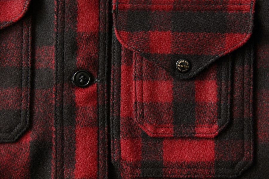 SURE'S Be Nature Mackinaw Wool Cruiser Jacket/Red XX DEVELOPMENT,Mackinaw,Cruiser Jacket,Mackinaw Wool Cruiser Jacket