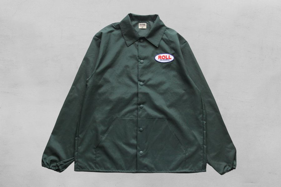 Barns Outfitters/60s Nylon Coach Jacket Barns Outfitters,教練 夾克,刺繡 外套,美式 風格,滑板 文化,