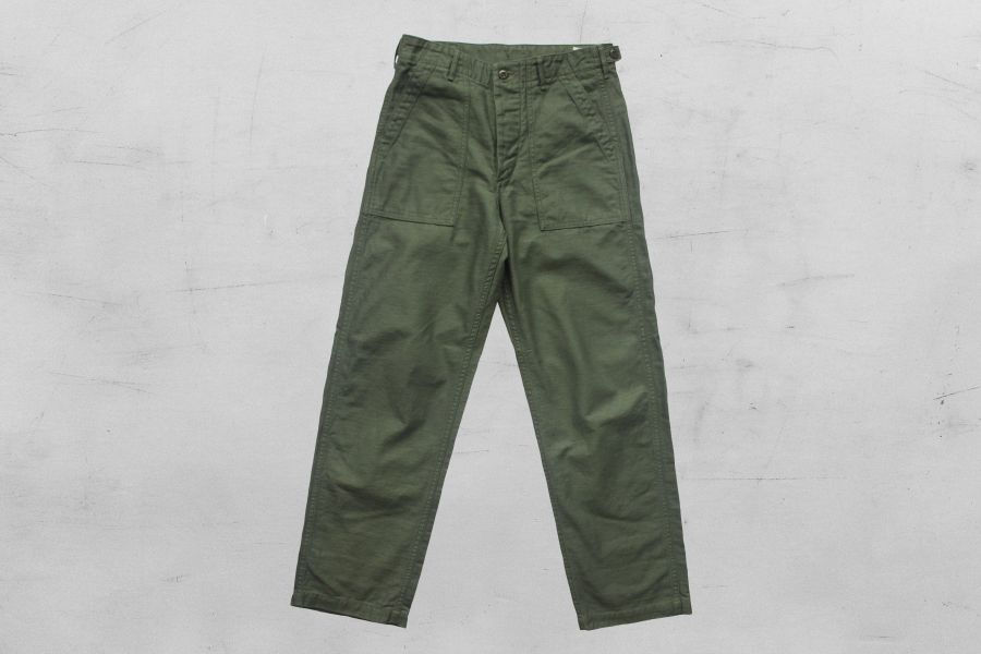 orSlow - US Army Fatigue Pants(Regular) orSlow 軍褲,US Army Fatigue Pant,Baker Pant綠色軍褲,軍褲品牌,軍褲好看穿搭,男生軍褲怎麼搭配好看,