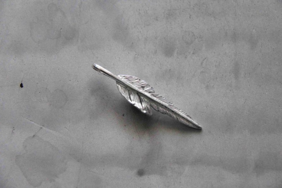 KinG Smith -風切小羽/右向/訂製 King smith,風切羽,indian,jewellery,leather craft,silver,銀羽,風切羽,印地安銀飾,台南男裝,選物店,老派,mr old