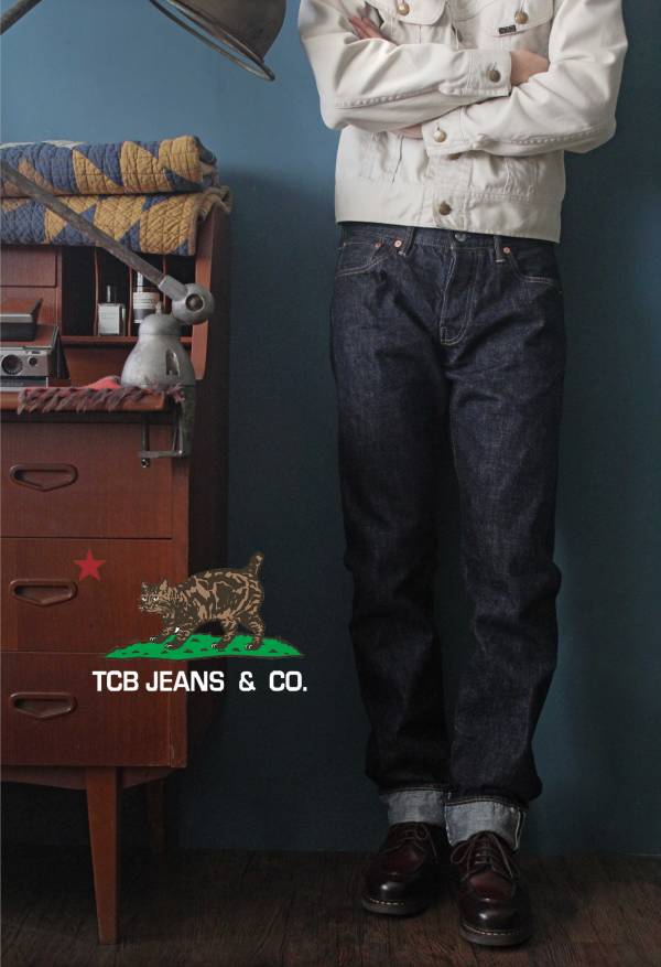 TCB-Slim 50's Jeans,denim,復刻,501,TCB,日本製,直筒褲,修身