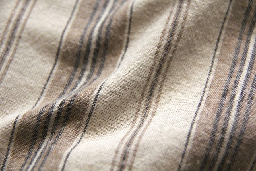 Barns Outfitters - Cotton Linen Stripe L/S Shirt (Beige) Barns Outfitters,男生秋冬長袖襯衫,條紋襯衫,