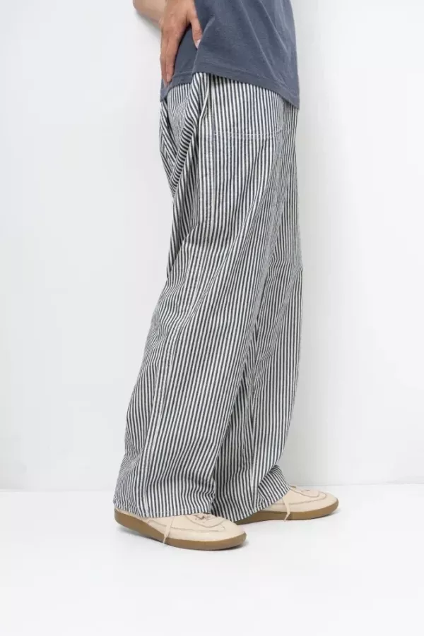 Ordinary Fits - Ranch Pants (OFF) 日本品牌Ordinary Fits,男 休閒工作褲,男 條紋褲 搭配,Hickory 條紋 工裝,