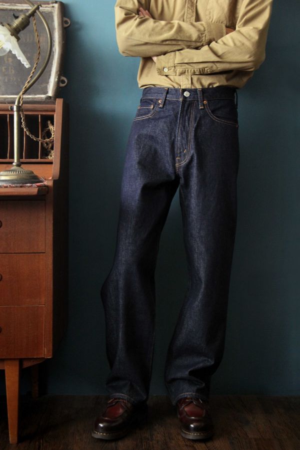 orSlow-101 DAD’S FIT DENIM PANTS/ONE WASH orSlow,101 DAD’S FIT,男生 黑色 寬褲,男生牛仔寬褲,復古風寬褲,牛仔寬褲男穿搭,牛仔寬褲男,