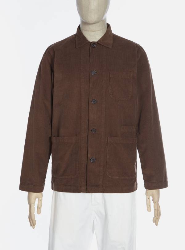 Universal Works - Bakers Overshirt (Brown) 復古,英國品牌,英格蘭,燈芯絨,Universal Works,秋冬穿搭,工作襯衫