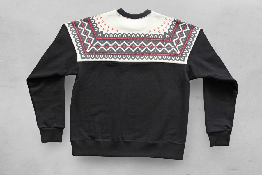 TCB✘Sure’s Snow pattern sweatshirt/Black TCB,雪柄T,sweatshirt,SMAP,衛衣,vintage,Sure,XX DEVELOPMENT,SHAKE,