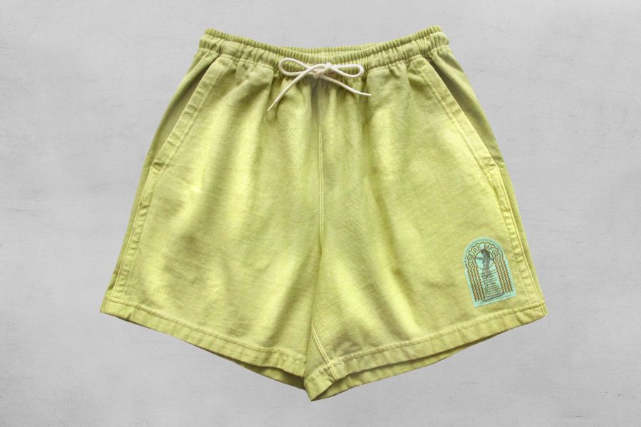 SURE'S Super Tuck Shorts / Lime Light XX DEVELOPMENT,男 短褲,男 短褲推薦,男短褲品牌,休閒短褲男,