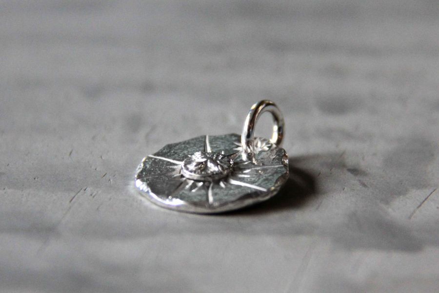 KinG Smith - L號小銀牌/浮雕展翅/訂製 King smith,handmade,手作,indian,jewellery,leather craft,silver,雷鳥,銀羽,風切羽,銀菊,先金,點金,綠松石,風野鷲,鷹爪,訂製,印地安銀飾,藥輪,台南,台南逛街,台南男裝,選物店,老派,mr old
